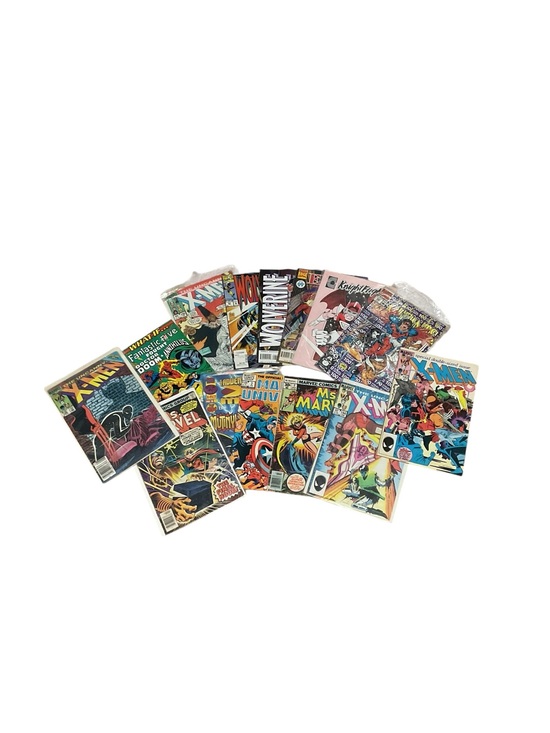 Marvel Other - Vintage Marvel Comic Book Lot X-Men Wolverine Ms. Marvel KnightFlight 13 Comics